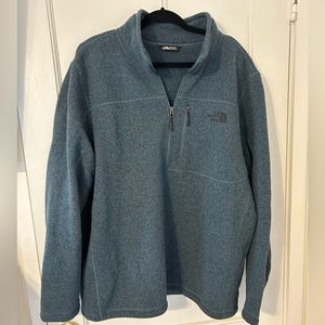 The North Face 1/4 Zip XXL TEAL